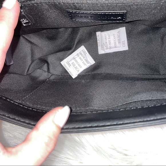 Badgley Mischka black studded quilted purse - Picture 16 of 16